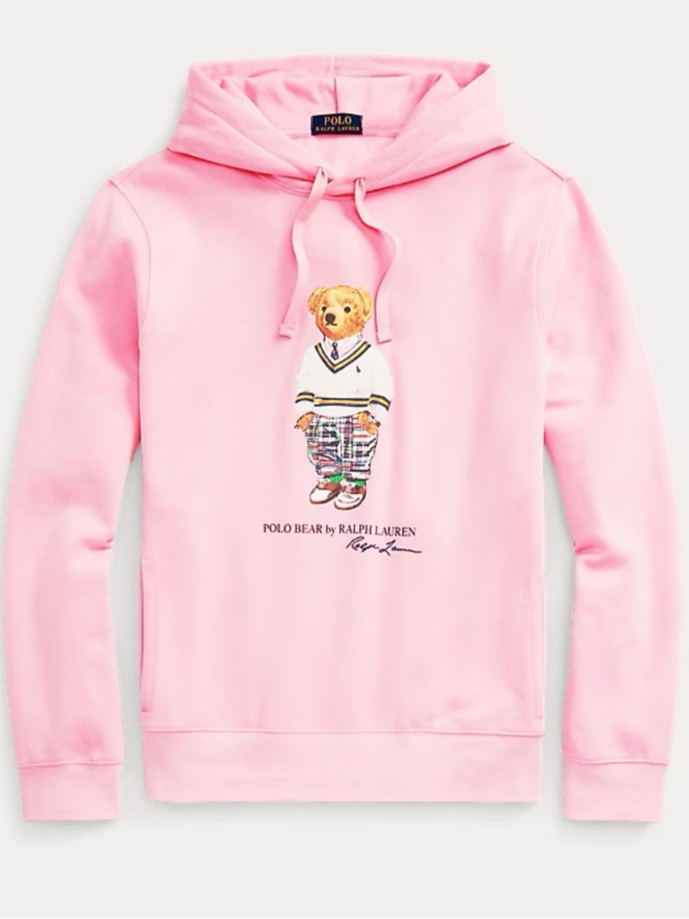 Polo Ralph Lauren Pink Polo Bear Hoodie NWT Size L